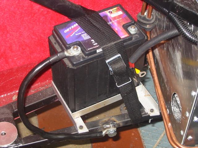 Fastsättning Bilbatteri
